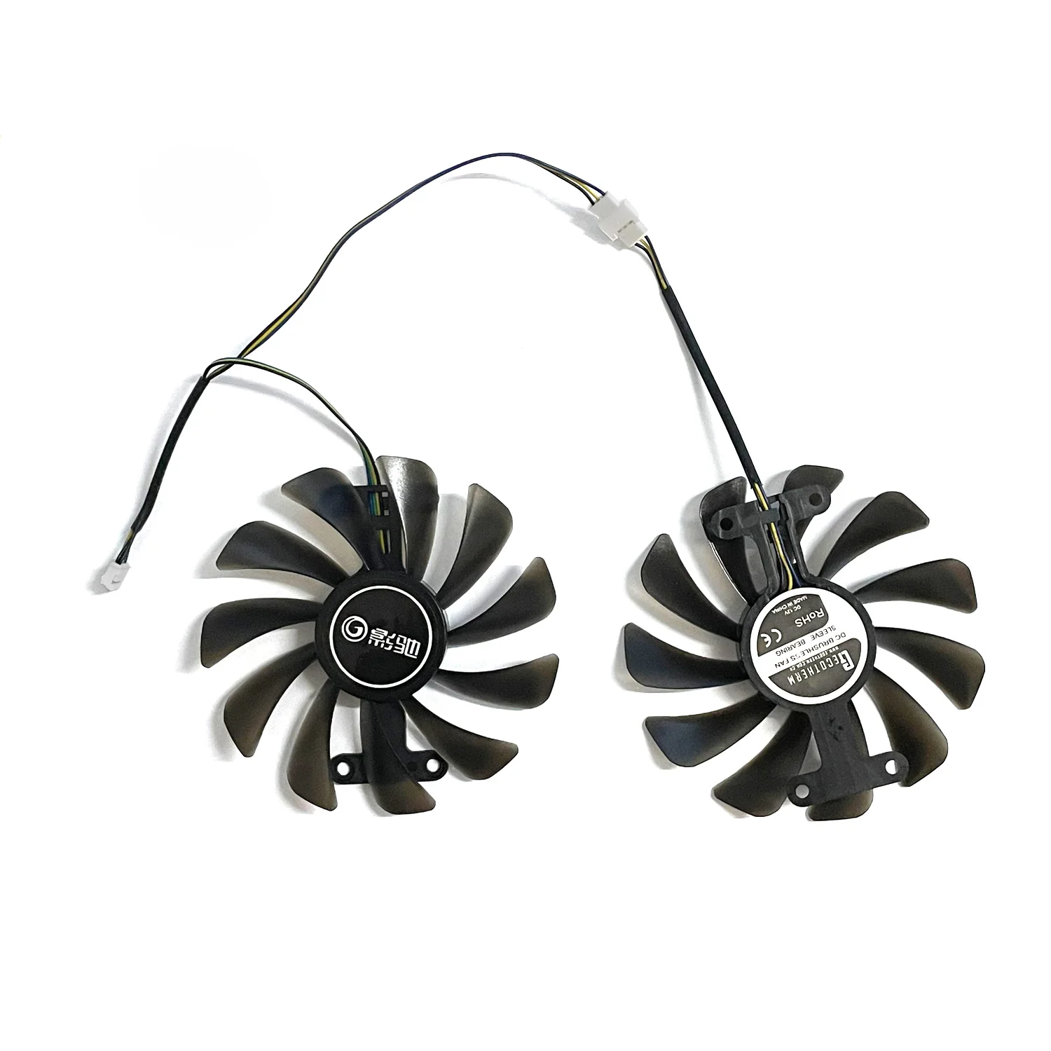 Ventilador de Refrigeração para Placa Gráfica Cinza Refrigerador para Galaxy Gtx 1070 1070ti Exoc Snpr Gm10012h12spa 95 mm 4pin Gtx1070 1080 Peças - Imagem 4