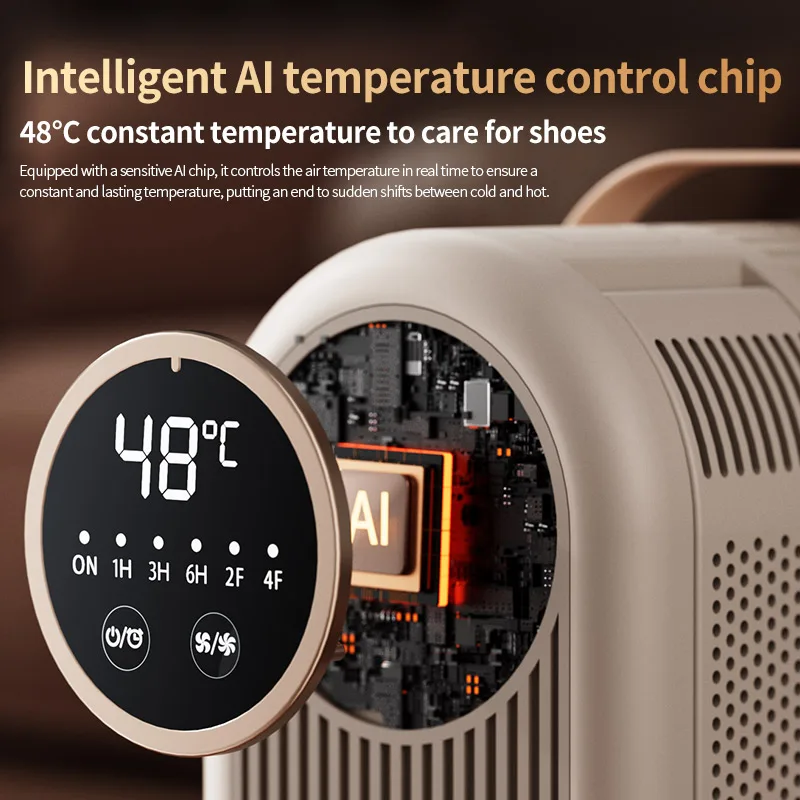 Intelligent Portable Foldable Shoe Drying Machine With Constant Temperature Dehumidification For Sports Gear