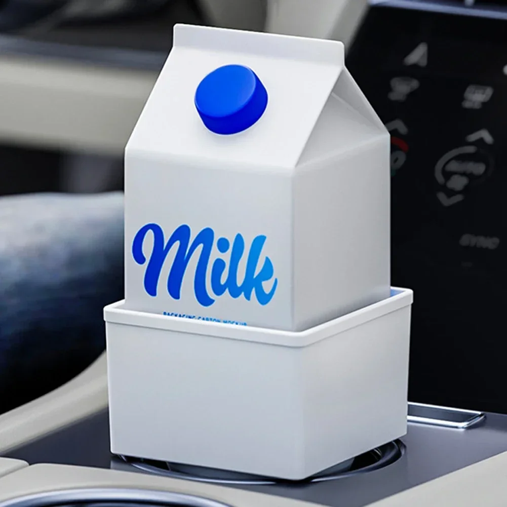 Scatola portaoggetti per controllo centrale auto Contenitore quadrato in plastica PP Portabicchieri Tasca per console Organizzatore tascabile Portabicchieri per raccoglitore di monete - immagine 4