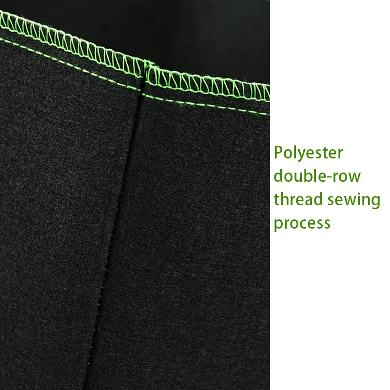 2/3/5/7/10 Gallon Breathable Plant Grow Bags Breathable Felt Fabric Pots Garden Tool Flower Planting Container Nursery Pots Bag