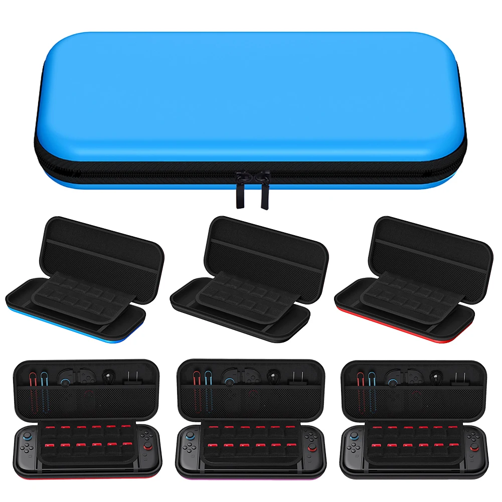 Slim Travel Storage Pouch EVA Hard Shell Protective Case Waterproof Shockproof Carrying Bag for Nintendo Switch2 Accessories