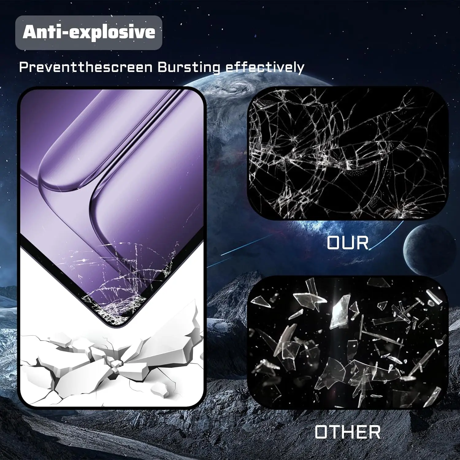 Premium Tempered Glass Screen Protector - Scratch-Resistant, Anti-Fingerprint, Ultra Clear Display Shield