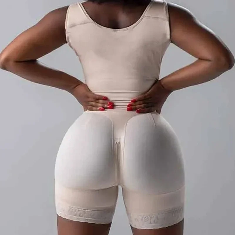 

Women Bodysuit Shapewear High Compression Shorts Slimming Sexy Shaping Underwear Tummy Control Body Shaper with Buckle