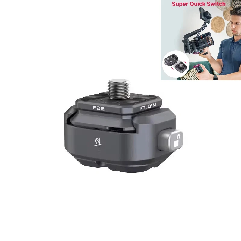 FALCAM F22 아르카 스위스 퀵 릴리스 시스템 플레이트 클램프 DSLR 카메라 삼각대 케이지용 니콘 캐논  호환