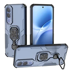 Custodia Armor Shockproof con Anello Kickstand - Copertura in Plastica Dura e Durevole