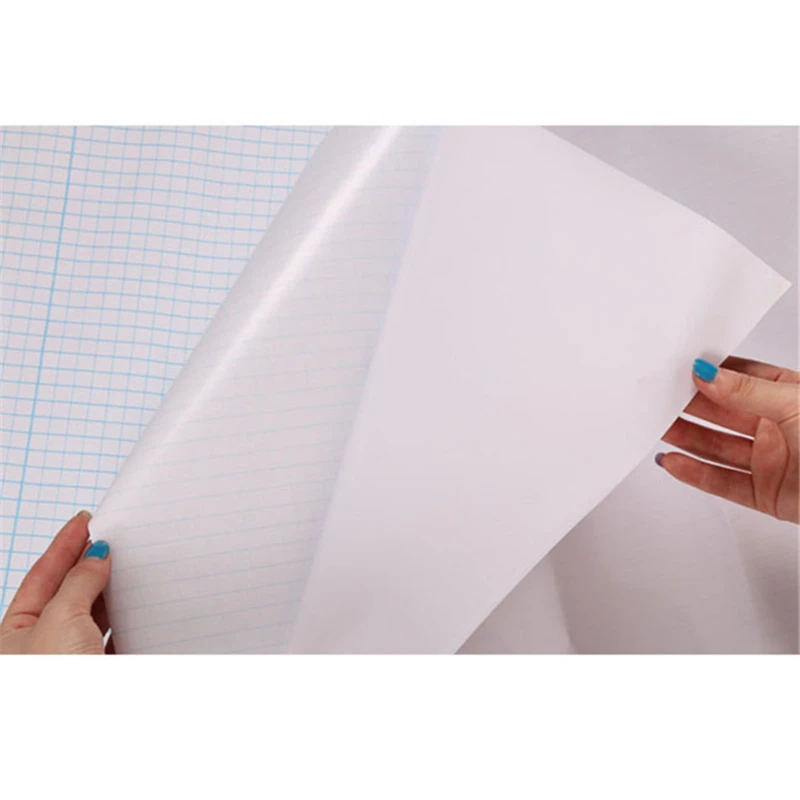 1 Pcs 칠판 스티커 이동식 PVC 그리기 45x200cm 지울 수있는 칠판 학습 사무실 공지 학교 사무용품