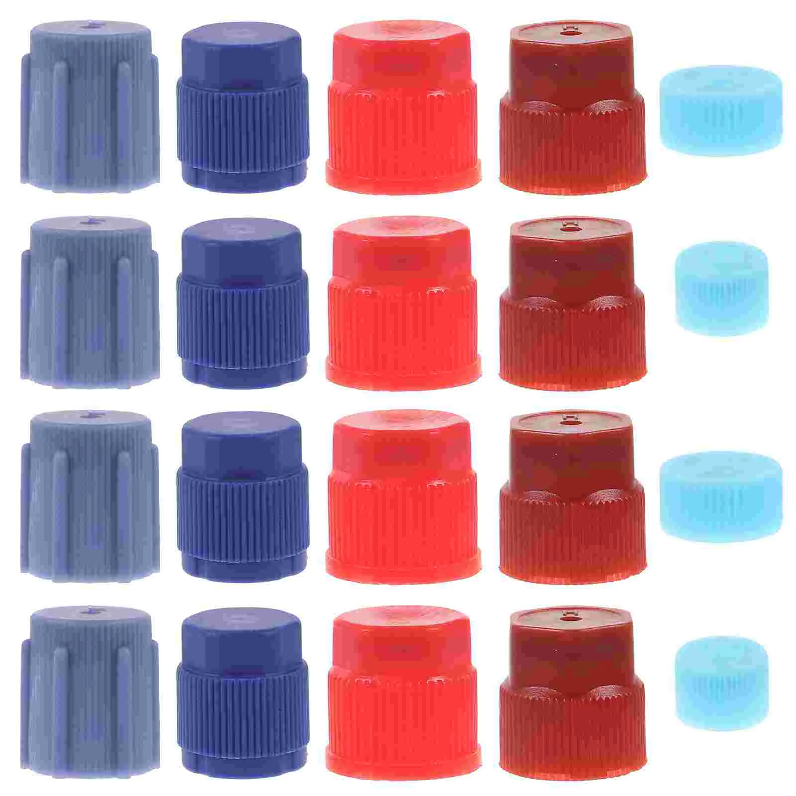 

Air Conditioning Repair Parts Car Valve Cap Cover AC Refrigerant Abs Plastic System Charging Port Caps Universal Service