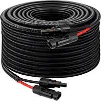 Câble solaire JMUYTOP 4 MM2 12AWG avec revêtement ignifuge, pour panneau photovoltaïque EcoFlow Delta River 2 3 MAX et station d’alimentation portable. 1