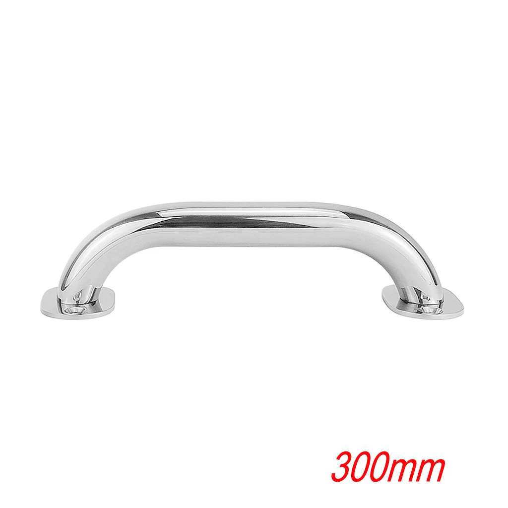 

1pcs 300mm Marine Grade 304 Stainless Steel Grab Handle Door Handrail Grip Rail Grab Bar Handle Boat Hatch Yacht Marine Bathroom