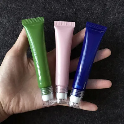 

20 pcs 20g Soft Empty Tubes Cosmetic Lip Gloss Refillable Plastic Clear Tubes Makeup Containers Tools