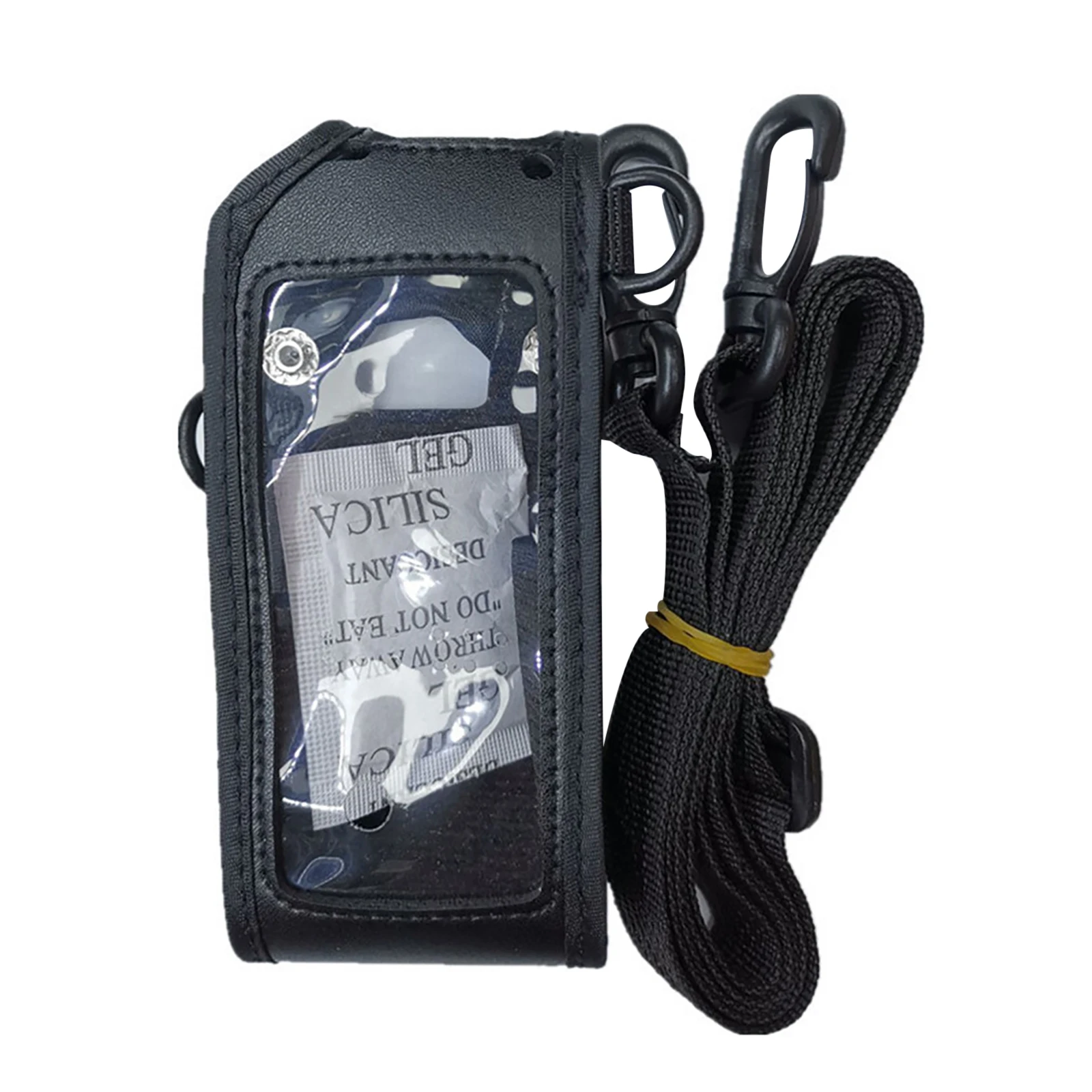 

1Pc For Anytone AT-D878UV Walkie Talkie Cover With Lanyard For AT-D878UV Plus Two-Way Radio Soft PU Leather Case Cover Accessory