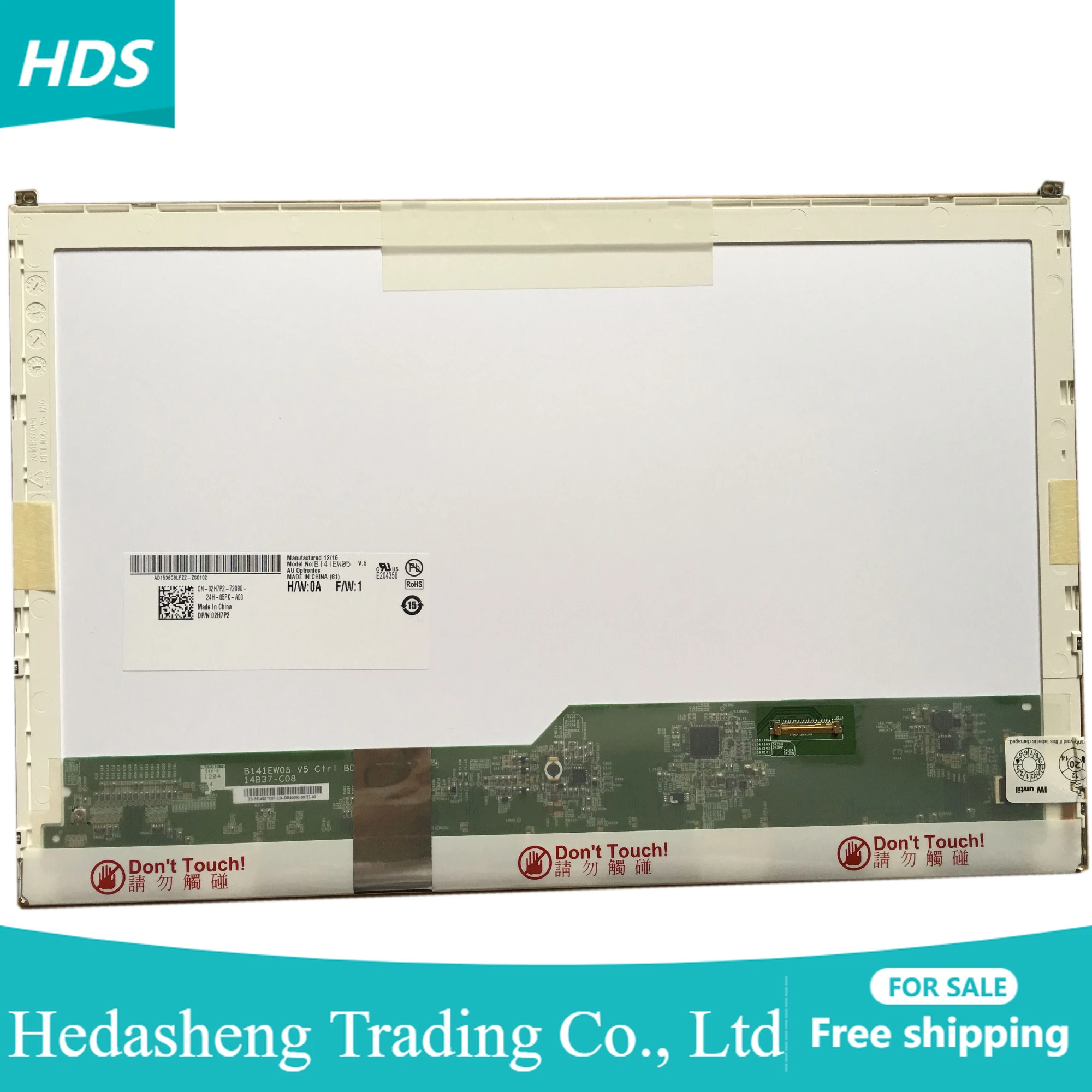 

B141EW05 V.5 fit 14.1"inch for DELL LTN141AT16 LP141WX5 TPP1 N141I6-D11 E6410 notbook LED NEW Laptop LCD Screen