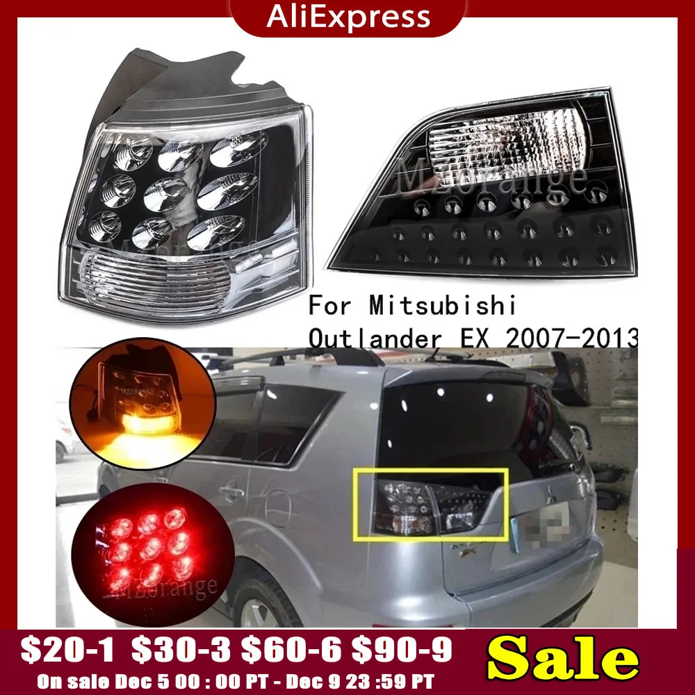 Luces traseras para Mitsubishi Outlander EX 2007 2013, parachoques