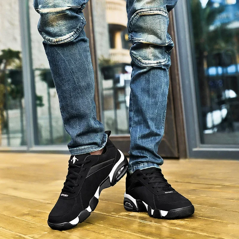 Men's Sneakers 2024 New Men Shoes Outdoor Leather Men Casual Shoes Comfortable Walking Sneaker Tenis Masculino Zapatillas Hombre