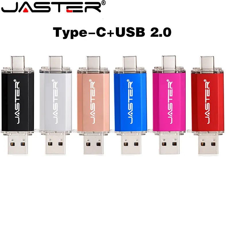 

Type-C 2IN1 USB Flash Drive 128GB Free Custom Logo USB 2.0 Memory Stick 64GB Business Gift Pen Drives 32GB Pendrive 16GB 8GB