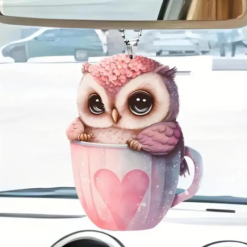 

Car pendant high quality auto hanging crylic ornament car rearview hangable decorative pendant auto hanging bird ornamets