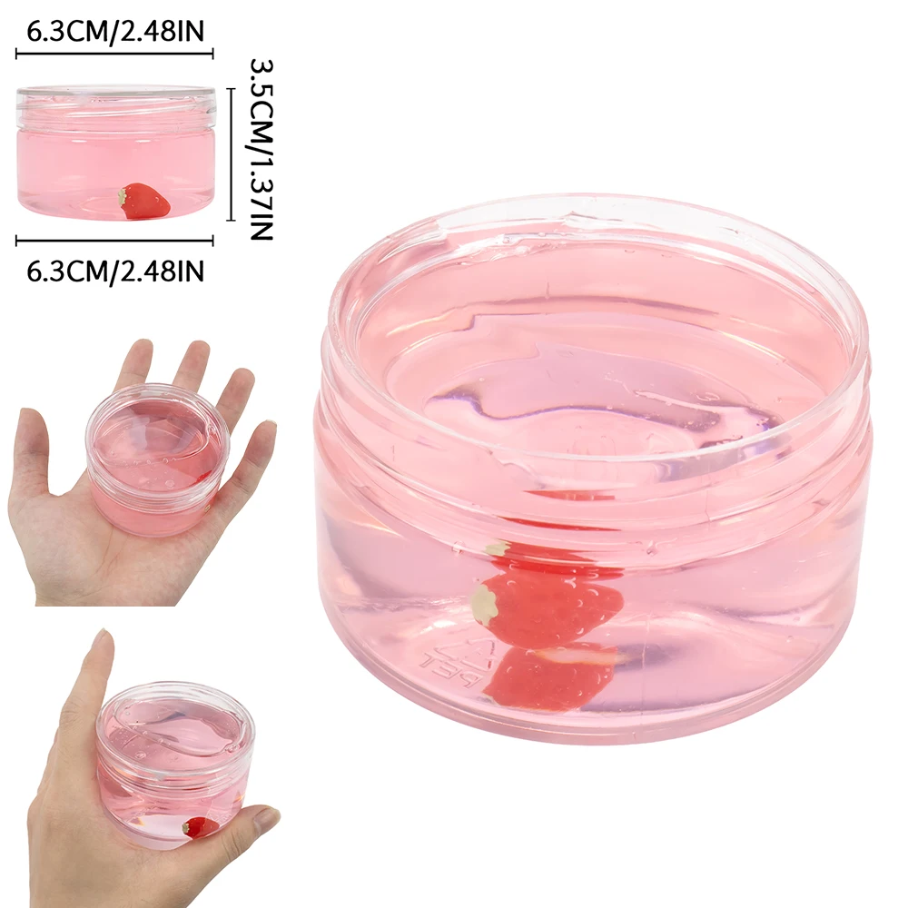 120ml Magic Crystal Slime Toy Crunchy Slime Kit Glimmer Jelly Clear Slime Foam Putty Plasticine Cloud Slime Stress Relief Clay 3