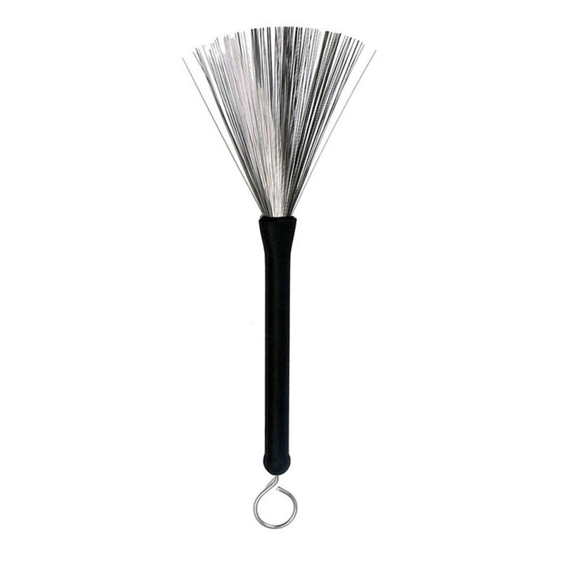 Drum Sticks Retractable Jazz Steel Wire 32Cm Cleaning Brushes For Jazz Rock Music Lover