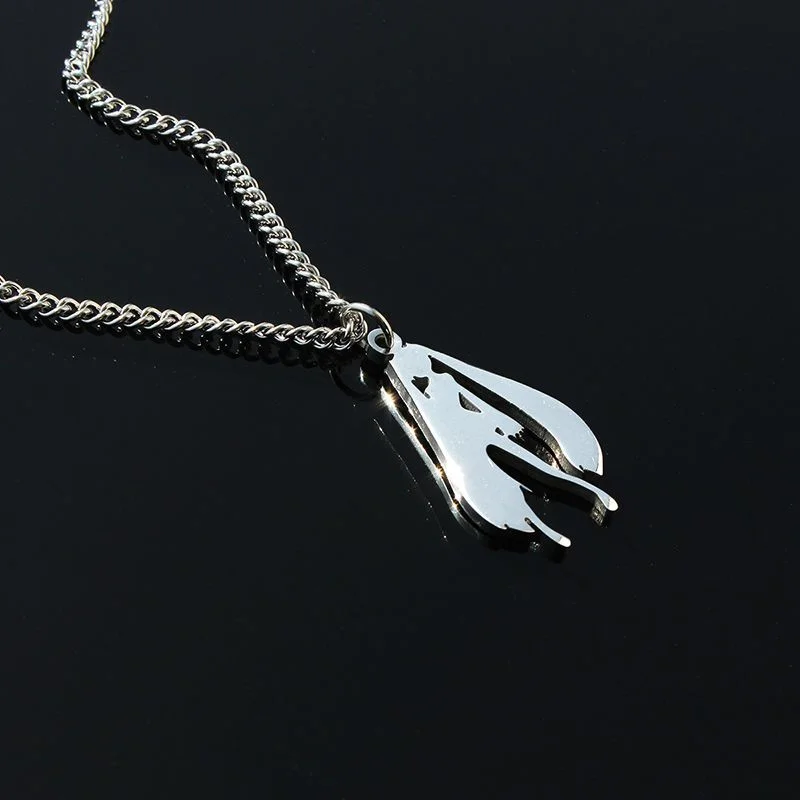 Hatsune Miku Necklaces Kawaii Titanium Steel Pendant Necklace