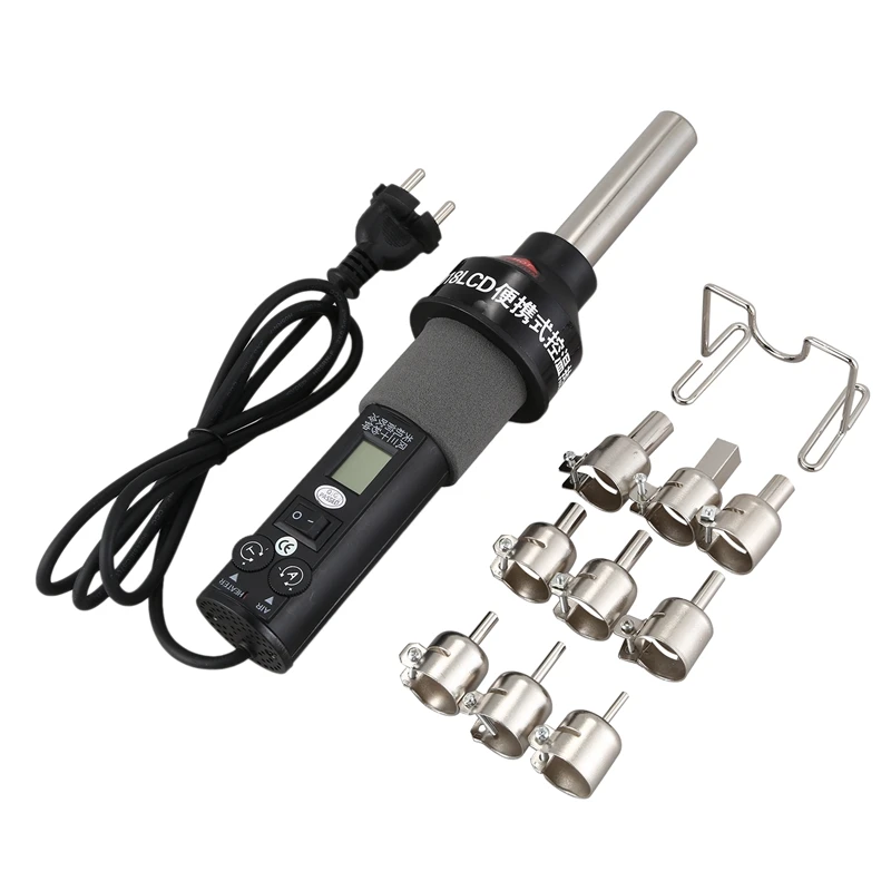 

Вилка европейского стандарта, 450 Вт, регулируемый на 450 градусов электронный тепловой инструмент, паяльная станция с ЖК-дисплеем 8018