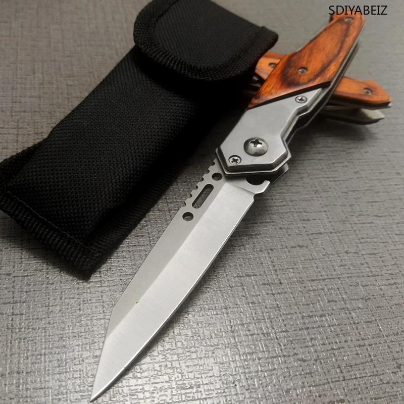 

8.25'' Folding Pocket Knife Survival Tactical Knife Combat Outdoor Hiking Camping Hunting Knives for Self-defense EDC Multi Tool