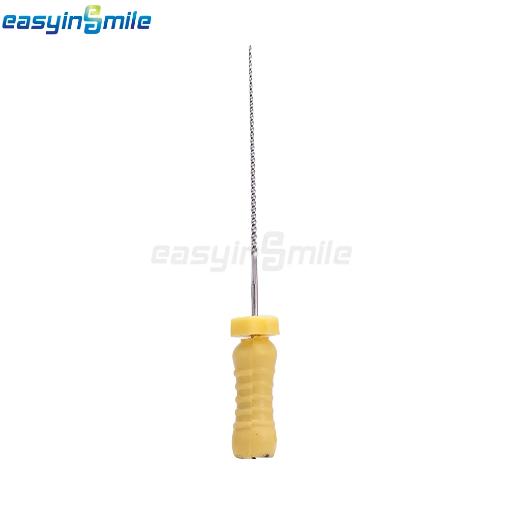 Endo K Files #6 #8 #10 #15 #20 #25 #30 #15-40 #45-80 Dental Stainless Steel Root Canal Hand Use 25MM 10Packs endo rotary files dental pulp files