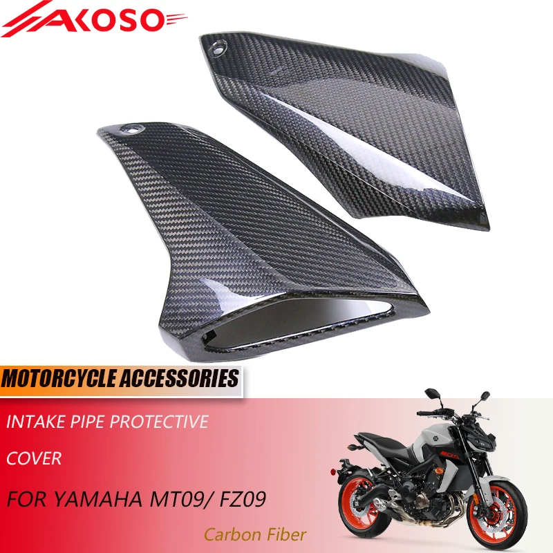 

3K Carbon Fiber Motorcycle Accessories For Yamaha MT-09 / FZ-09 AirIntakes