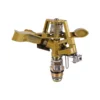 Garden Rotating Rocker Impact Sprinkler 1/2" Male Thread Adjustable Brass Lawn Field Watering Adjustable Nozzle Irrigation Tools 2