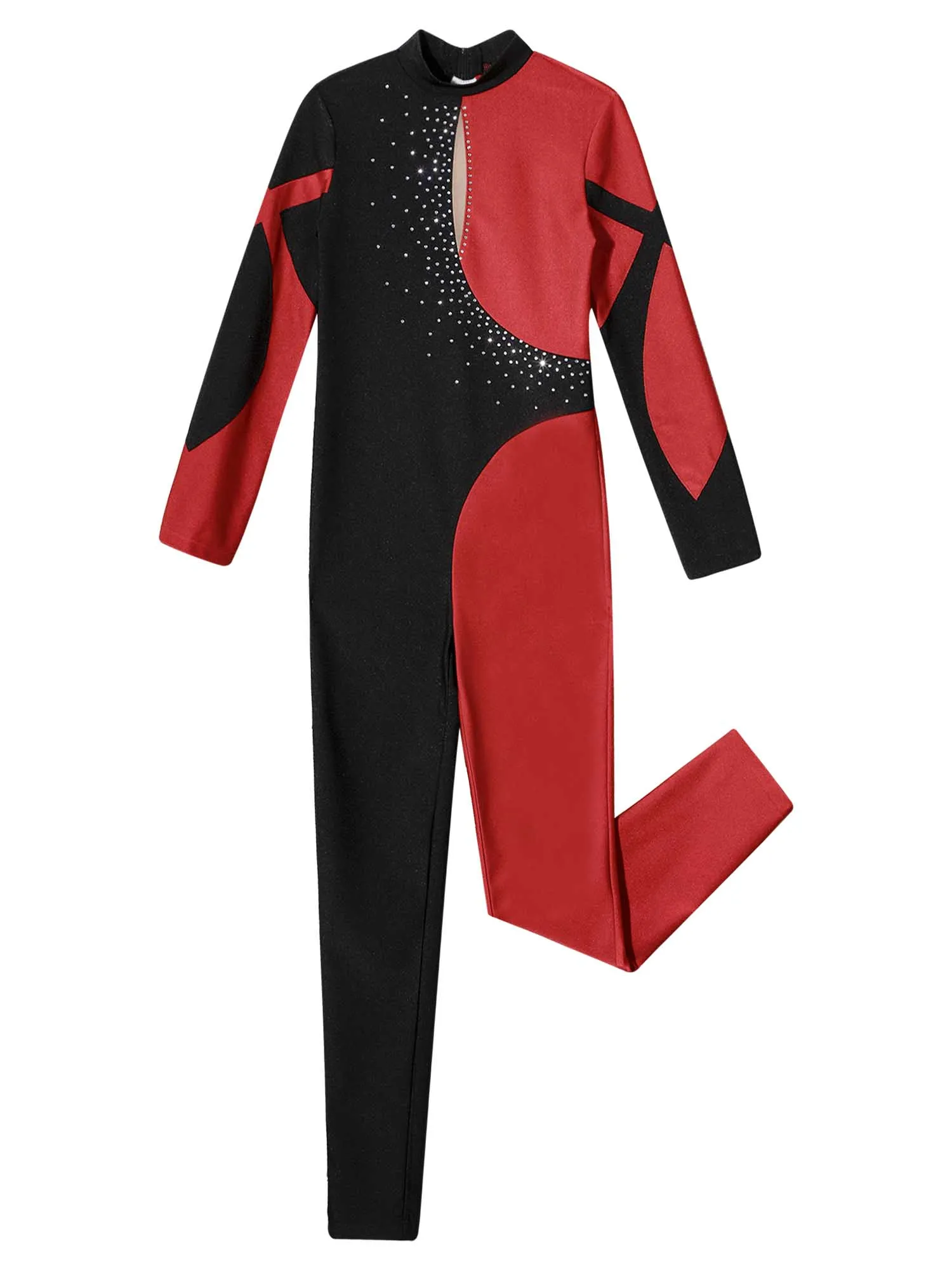 Ballet leotard dance leotard girls dance costumes kids dance tops Kids Girls Gymnastics Jumpsuits Rhinestone Overalls Unitard Dancewear Leotards Bodysuit Skating Ballet Dance Performance Costume