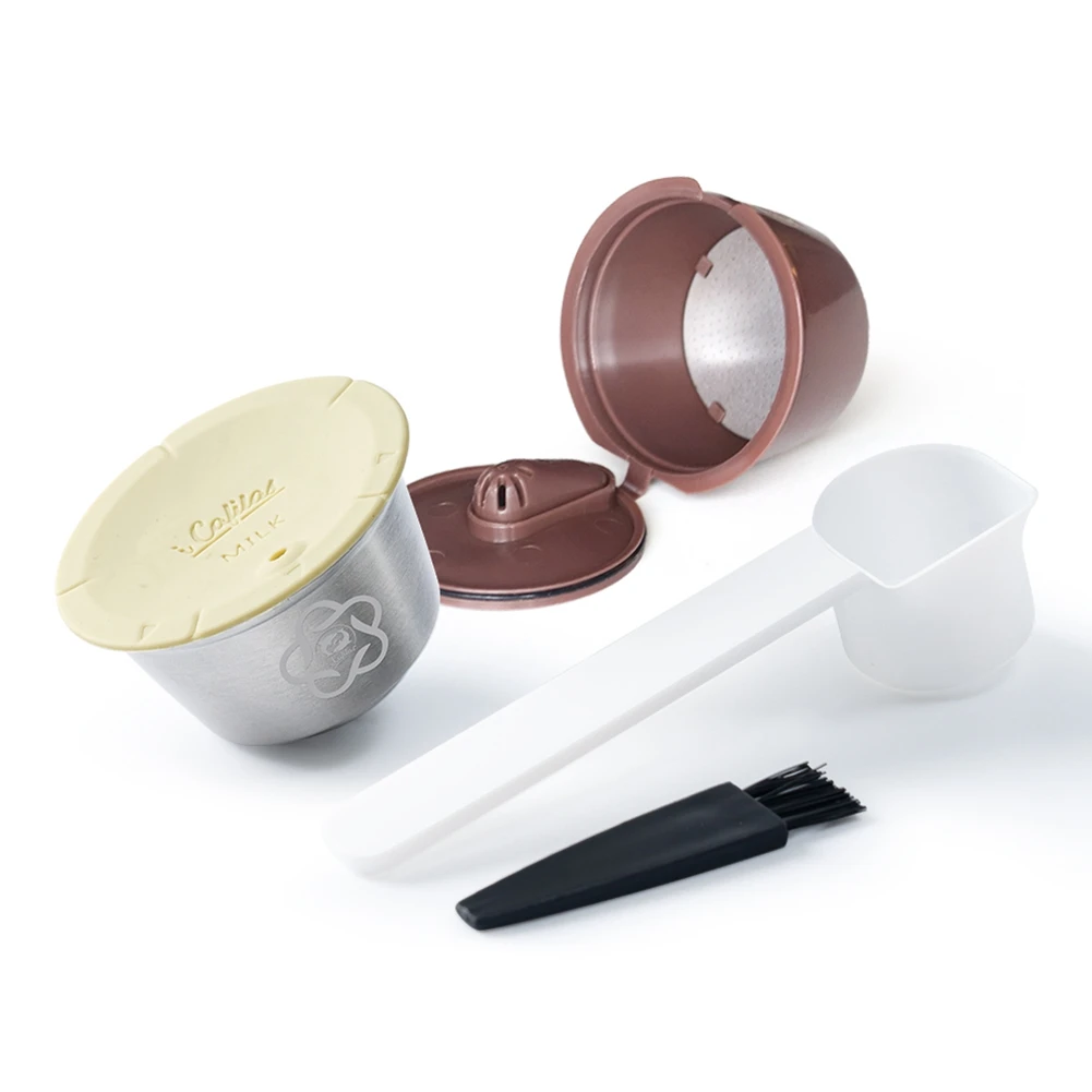 Capsule Riutilizzabili In Schiuma Di Caffè E Latte Da 4 Pezzi Per Nescafe Dolce Gusto Filtro Per Caffè Ricaricabile Latte Maker,B