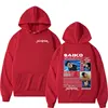 Rapper SAIKO POL ARIS Tour 2024 New Hoodie Men's Retro Long Sleeve Fashion Sweatshirt Hip Hop Gothic Pullover Hoodies Streetwear 3