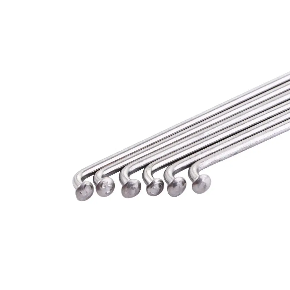 Bicycle Spokes Bike Spokes Nipples High Strength Flexible 700C Wheels Road Bike 26inch Mountain Bike Bicycle Spokes Stainless Steel