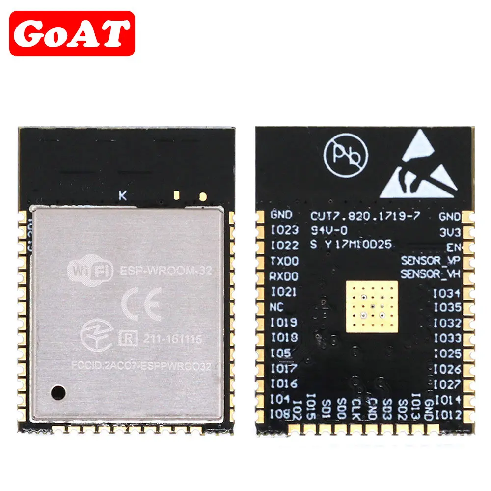 Modulo Wireless Bluetooth E Wifi Dual Core Cpu Esp32 Esp-Wroom-32 Esp32-S Con Antenna Psram Ipex/Pcb Da 32 Mbit Con Flash Da 4Mb