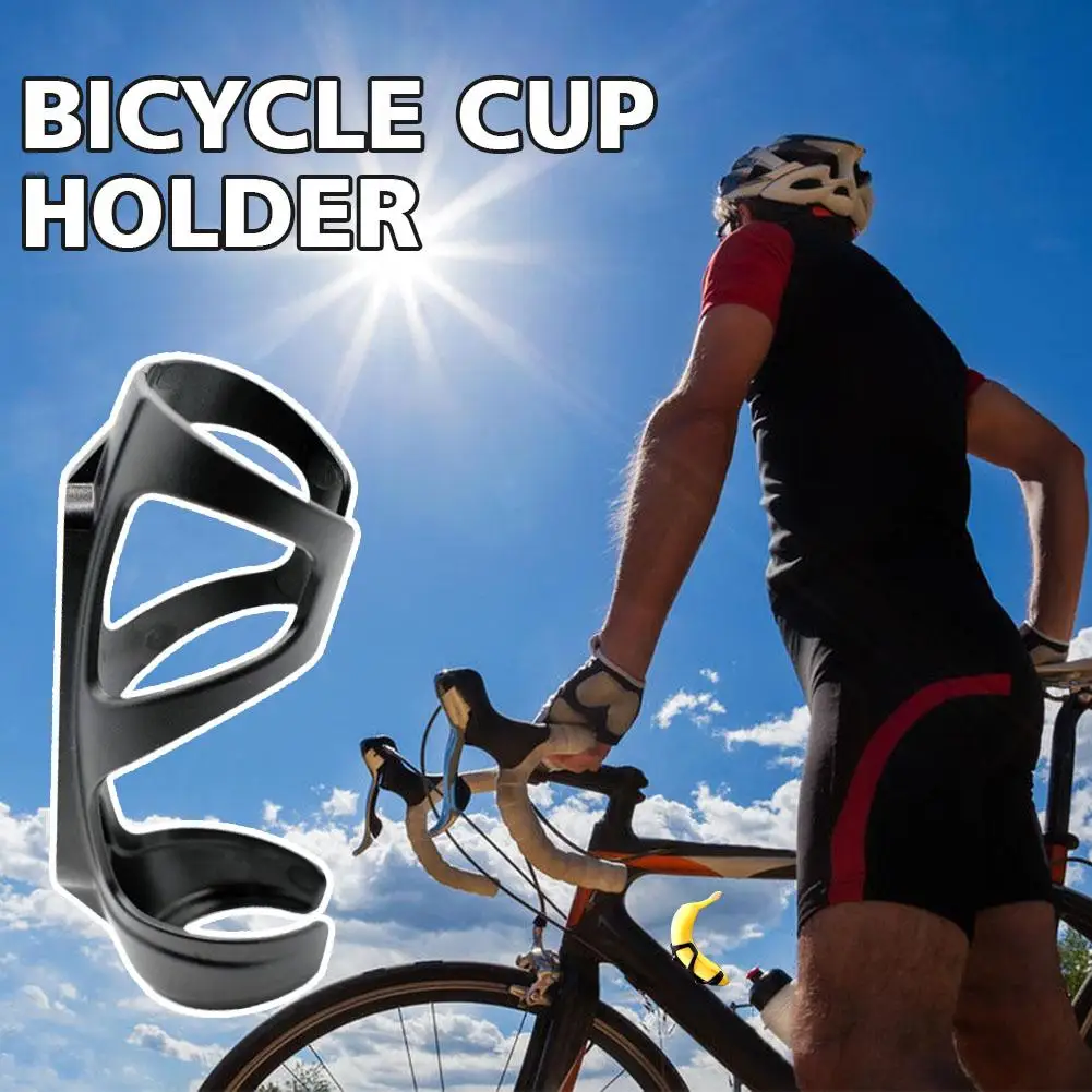 Bicycle Banana Cup Holder MTB Road Bike Bottle Rack Cages Bike Motorcycle Bottle Stand For Cycling Accessories Black R3J6