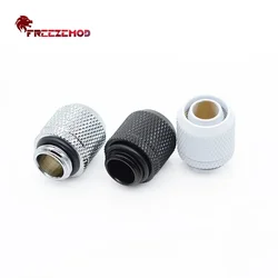 FREEZEMOD brass fitting computer water cooler for ID8*OD12mm pvc tube.Hose, ID8*OD12mm soft tube ,8*12mm soft Pipe, HRGKN-B2H