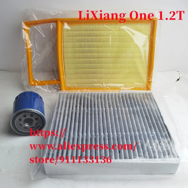 

3pcs/set LI ONE Air Filter, Oil Filter, Cabin Filter, Filter Set for 19-22 LIXIANG One 1.2T