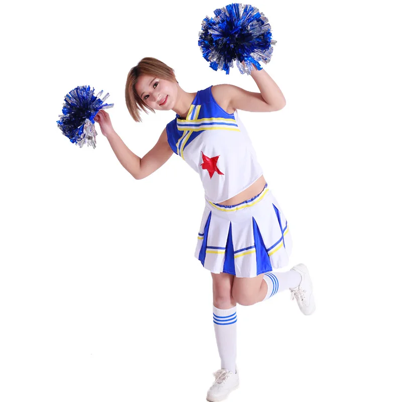 Cheerleading Costume Kids Girls Children Competition Cheerleaders School Team Uniform Class Suit For Child Dancing Costumes