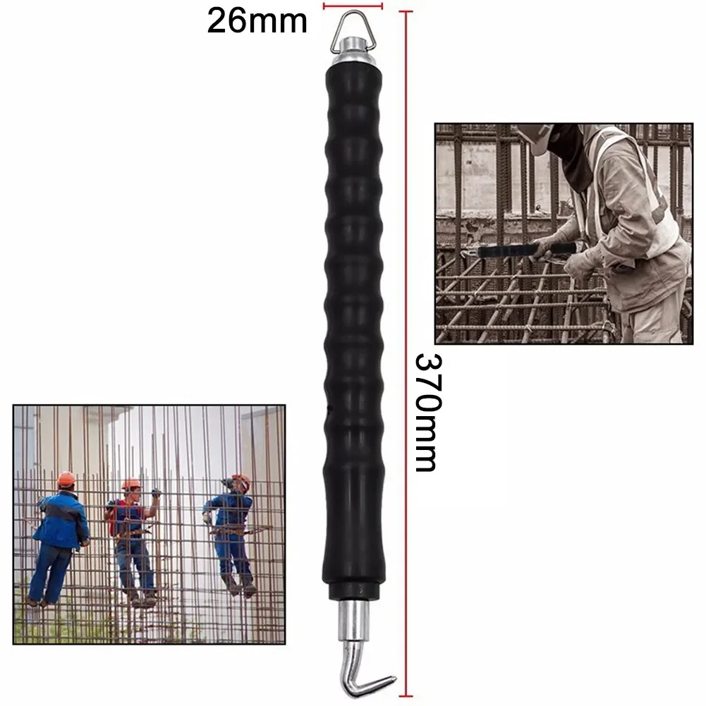 Description Picture 6 of itemRebar Tie Wire Twister Hook Semi Automatic Steel Bar Hook Straight Pull Binding Iron Wire Binding Hooks Steel Bar Tying Hooks