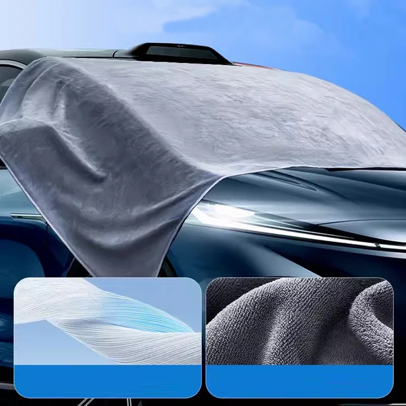 Microfiber Cleaning Towel Super Absorbent Thicken Soft Drying Cloth Car Body Washing