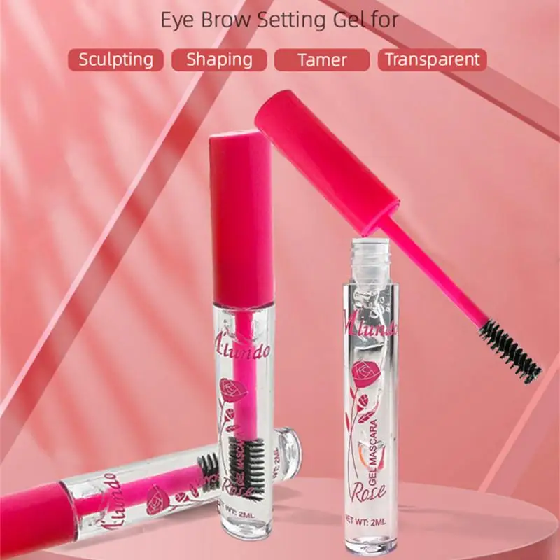 Transparente sobrancelha cílios estilo creme fino natural sobrancelha estilo gel duradouro grosso rímel à prova dwaterproof água líquido cílios maquiagem 2