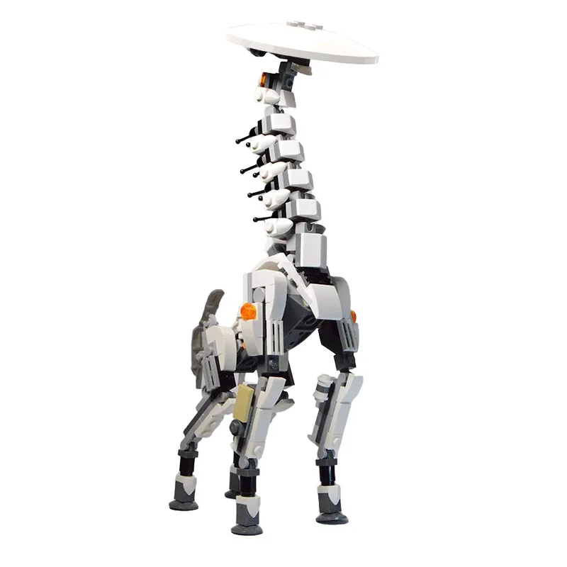 

BuildMoc Horizon Mecha Long-Necked Beast Monster Building Blocks Set Zero Toy for Dawn West Deer Animal Bricks DIY Children Gift