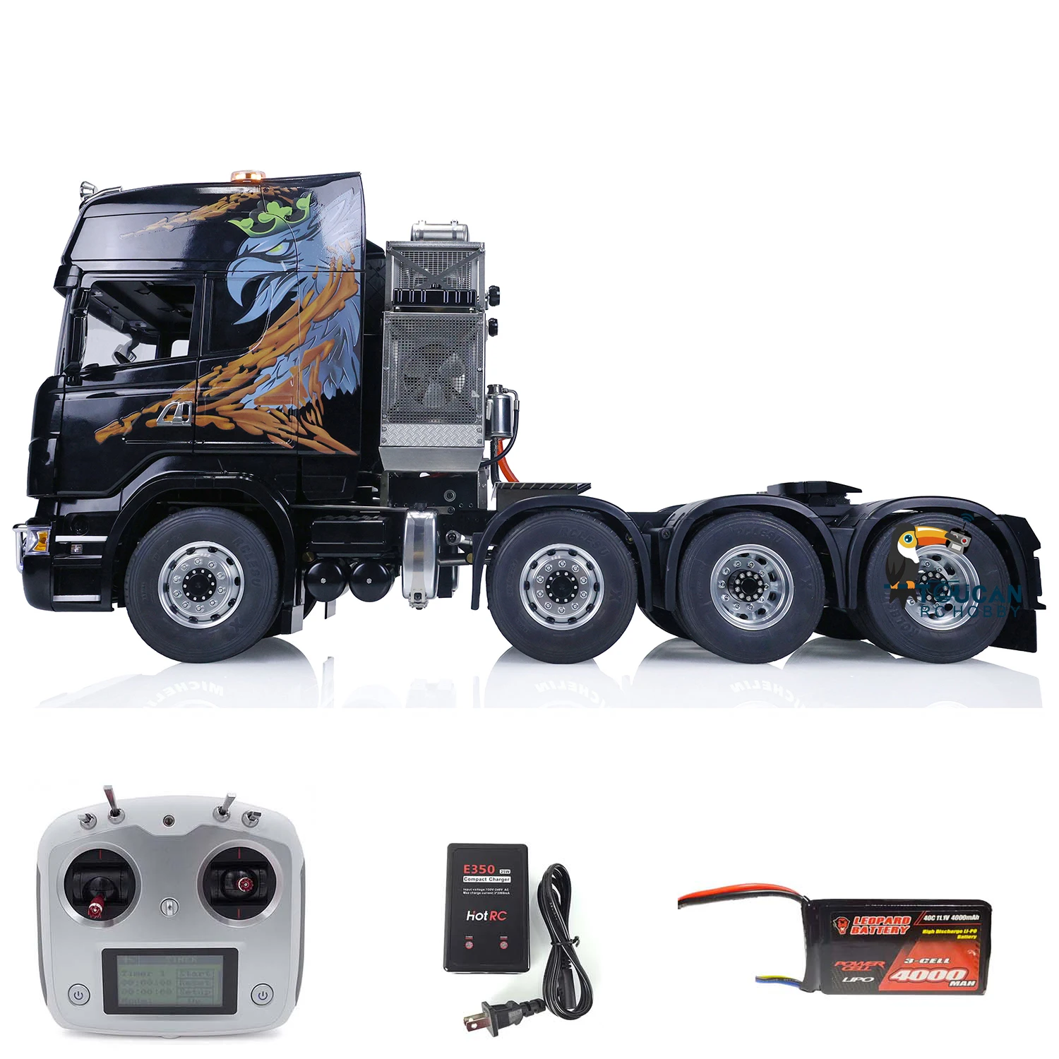 LESU 1/14 RC Tractor Trucks 8X8 RTR Ready to Run W Remote Controller for Tamiyaya DIY Painted Controlled Cars Toys Thzh1502 3