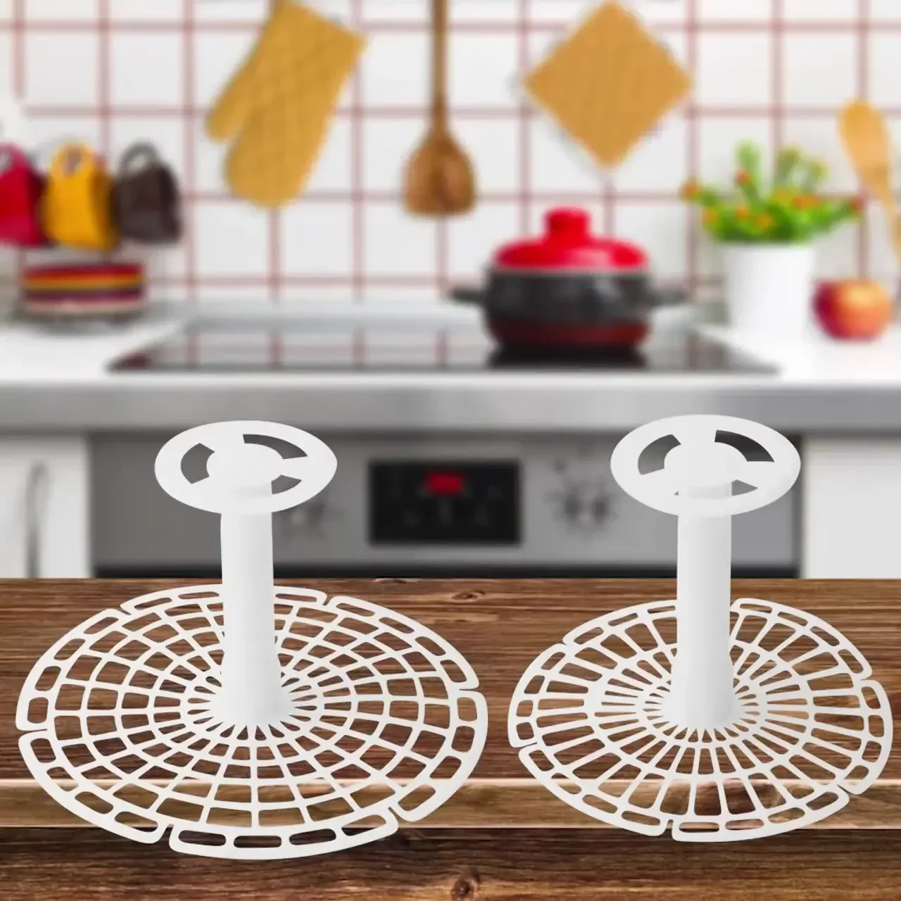 Pickle Jar Press Plastic Holder For Compaction In Kimchi Jar Fermentation Weight Press For Kitchen Home Cooking Making Kimchi