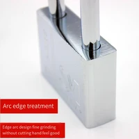 Навесной замок, усиленные замки из легированной стали с садовым навесом, гаражный замок, складской шкафчик, замок для ворот, сверхмощные навесные замки — изображение 3