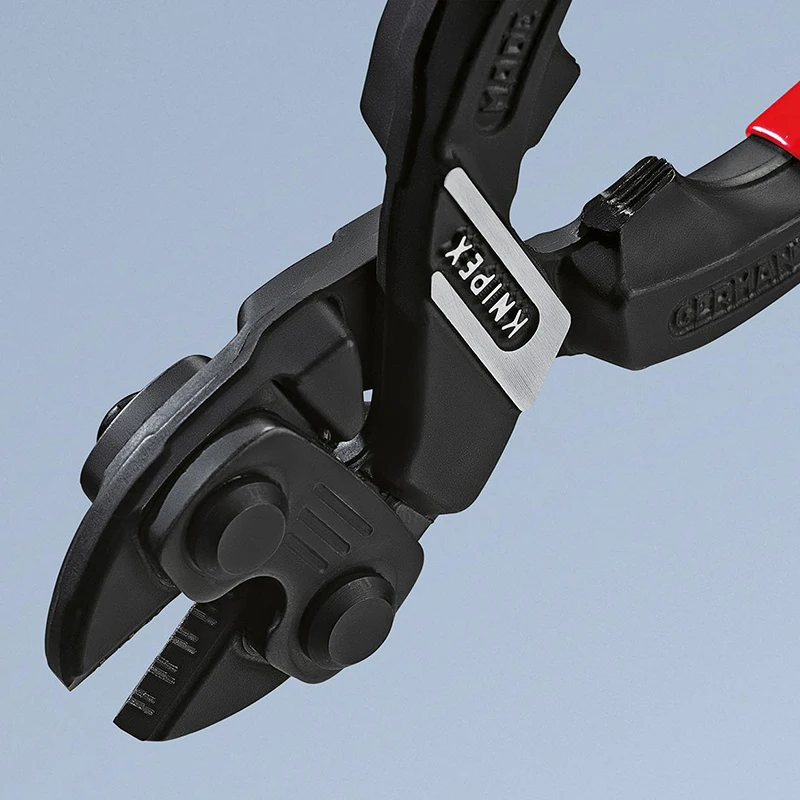 KNIPEX Tools 71 31 200 CoBolt 컴팩트 볼트 커터 노치형 블레이드가 있는 고레버리지 8인치 커터
