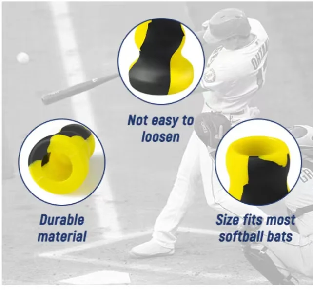 Baseball Bat Grip Softball Latino Bat Grip Knob Baseball Goma De Agarre Para Bates For Baseball Silicone sleeves Multiple colors 2