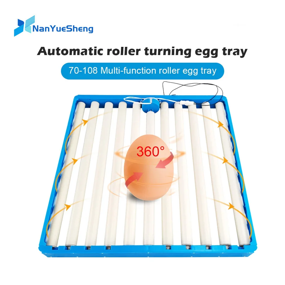 

Automatic 360 Degree Rotary Egg Turner Roller Tray 70 Eggs Hatching Incubator Farm Incubation Tool Duck Quail Bird Accessory