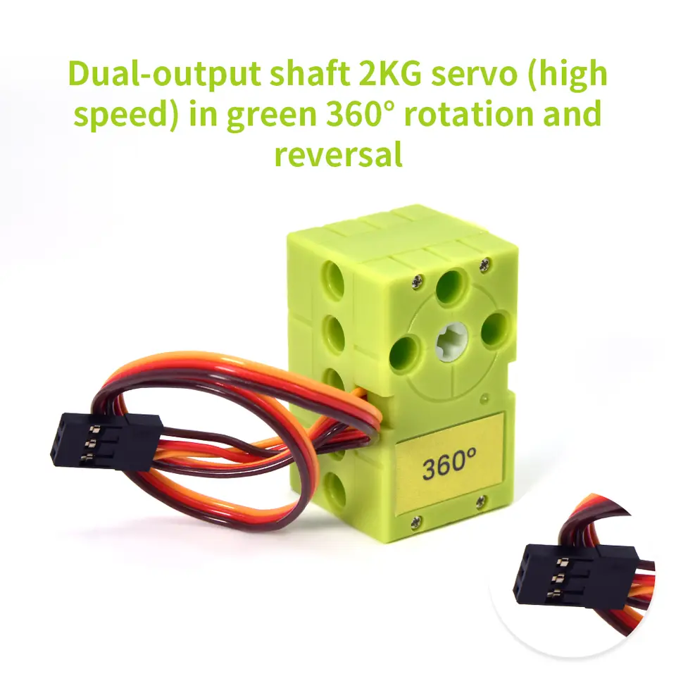 2KG Programmable 270° 360° Servo Motor Compatible With Lego Building Blocks For Arduino Projects DIY Electronic Parts image 7