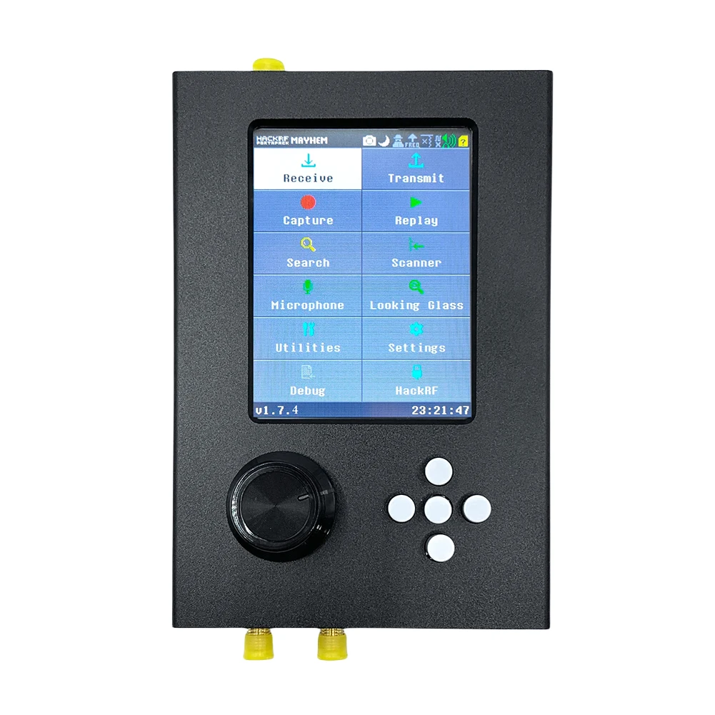 Ʈ   ù, HackRF One Portapack H2, V1.7.4 ߿ ÷  SDR , 2000mAh
