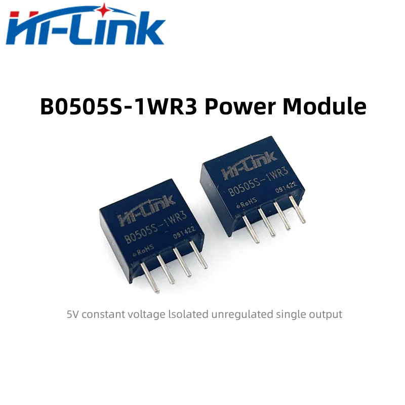 

2pcs/lot DC DC HLK-B0505S-1WR3 Power Supply Module Isolation Switch 1W 5V to 3.3V 5V 12V 15V 24V Step Down Converter B0503S